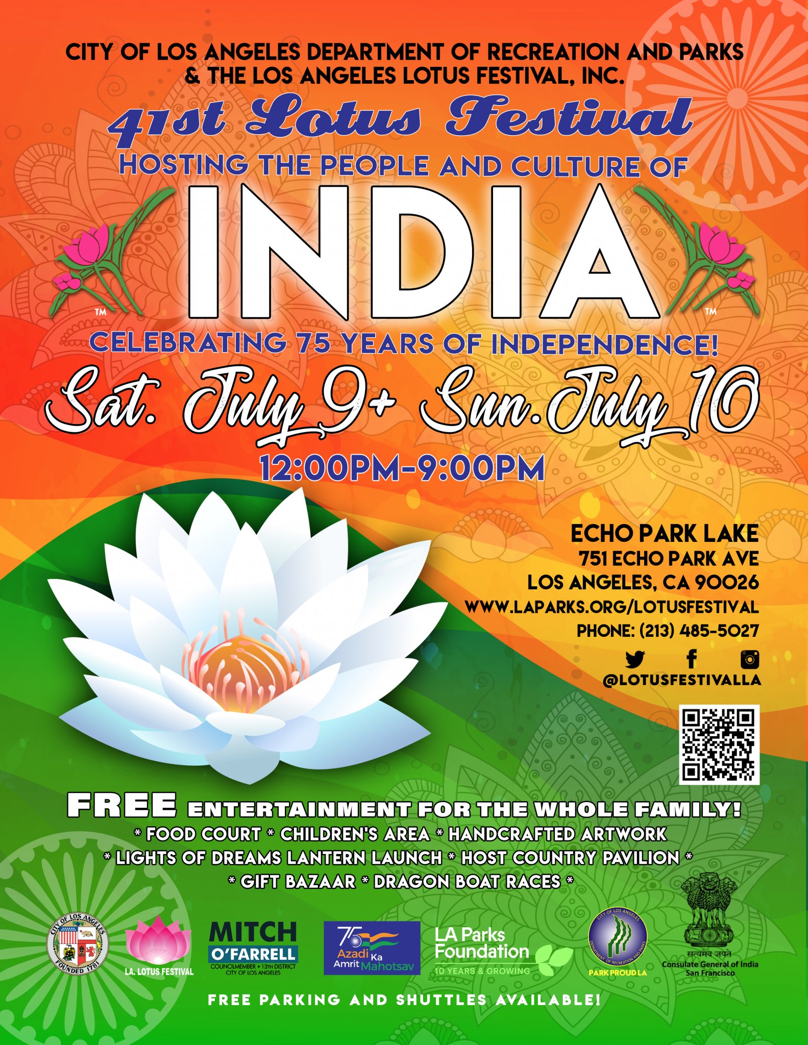 2022 Lotus Festival in Echo Park Los Angeles Parks Foundation