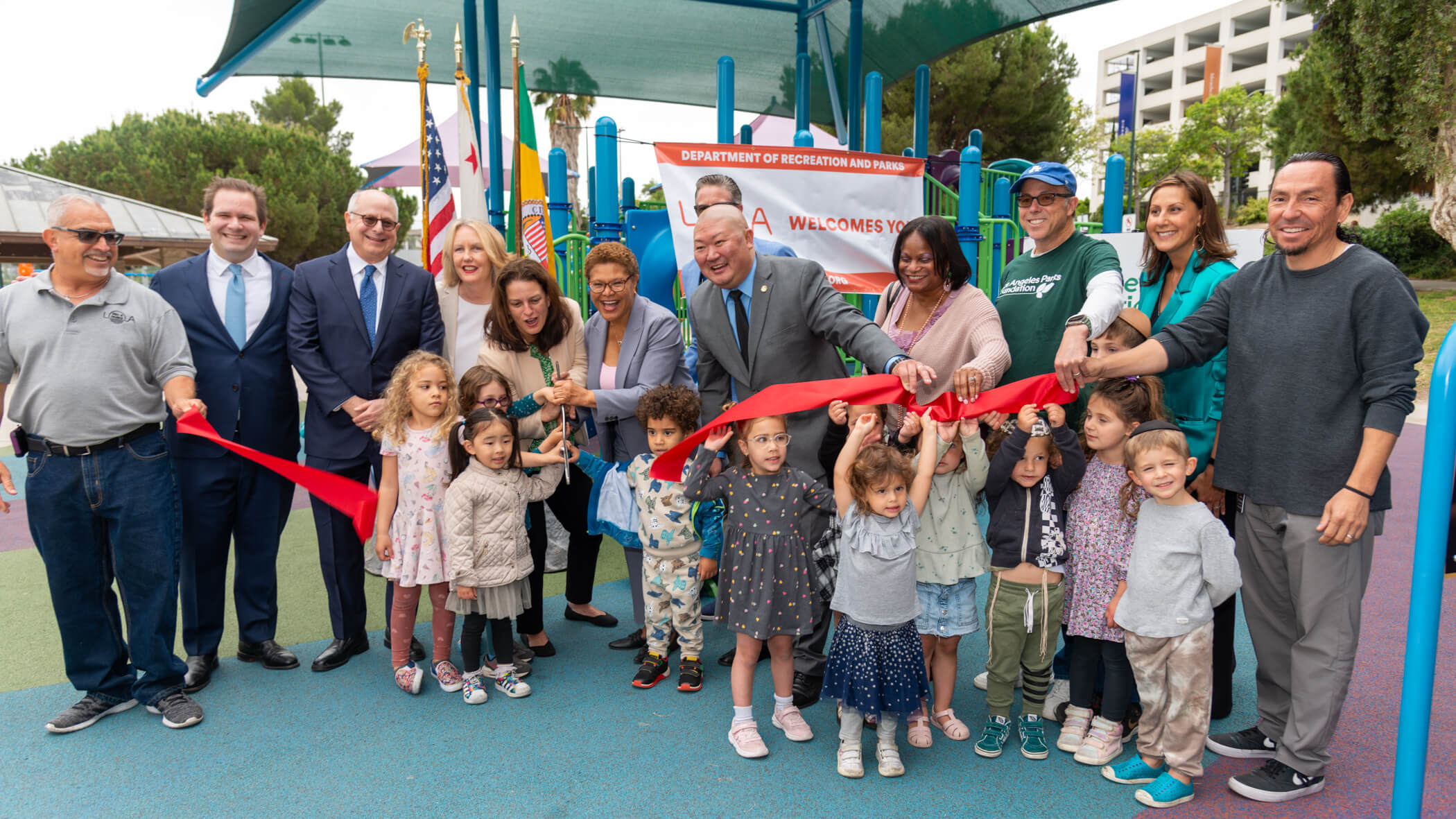 Television City Donates 236,000 to Rebuild Playground at Pan Pacific
